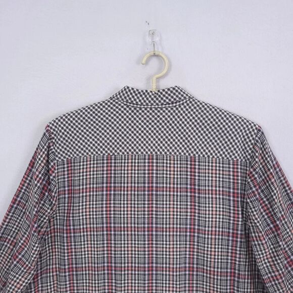 J. Jill Button Down Shirt Top Blouse Tunic Size XL Plaid Check Western NEW - Picture 9 of 16